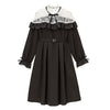 ロング　ブラック×ホワイト