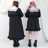クロス刺繍シスターワンピース