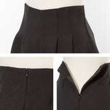 ウエストタックフレアショートパンツ