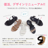 +7.5cm走れる楽ちんストラップサンダル