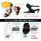 +7.5cm走れる楽ちんストラップサンダル