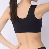 シームレスフロントホックノンワイヤーブラ【M~4L】