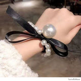 パールリボンヘアゴム