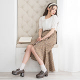 【10/23 10:59までの特別価格】アシメフリルマーメイドスカート