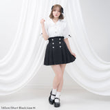 ビッグリボンビジュープリーツスカート