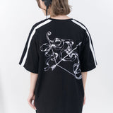 リボンアローバックプリントビッグTシャツ