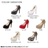 13cmヒールオープントゥゴールドポイントアンクルストラップパンプス【レディース】【通販】