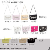 選べる3タイプ　ビジュ付ショルダー&チェーン3wayクラッチバッグ