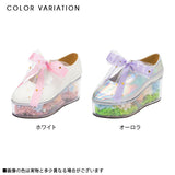 オリジナル  マーメイドクリアヒールパンプス