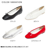 スクエアトゥバレエフラットパンプス