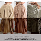 バックプリーツショートトレンチコート