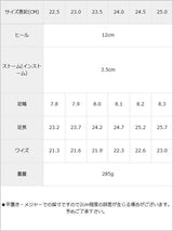 12cmラグジュアリーヒールインストームパンプス