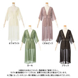 ガウンシャツワンピース