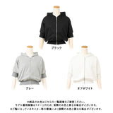 ドルマンZIPパーカートップス