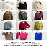 カシミヤタッチクロスデザインニット