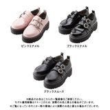 ダブルビジューバックルパンプス【大きいサイズ有】