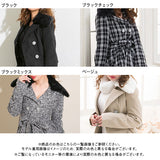 ２WAYゴージャスファーフィットアンドフレアコート