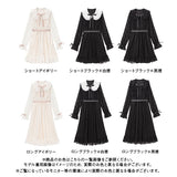 レースフリルリボンワンピース