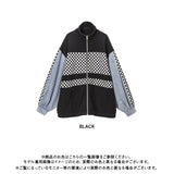 【Rabintage】Checker flag Denim blouson