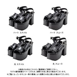 選べるバックル厚底フリルサンダル