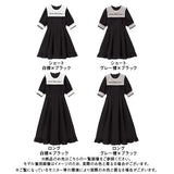 闇刺繍デザインワンピース