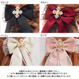 レースビジューリボンヘッドアクセサリー