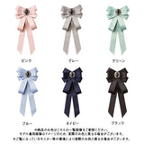 ビジューリボンタイクリップ