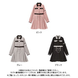 アーミーデザインチェーンワンピース