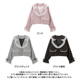うさ耳はしごレースフリルジャケット