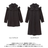 レースアップ オフショルジップワンピース