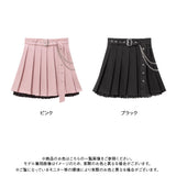 チェーンレースプリーツスカート