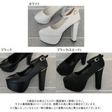 12cmヒールゴールドアクセント美脚パンプス 【ギャル】【大きいサイズ有】