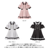 キラキラビジューオフショルフリルワンピース