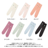 【メール便】マーガレット刺繍シアーソックス